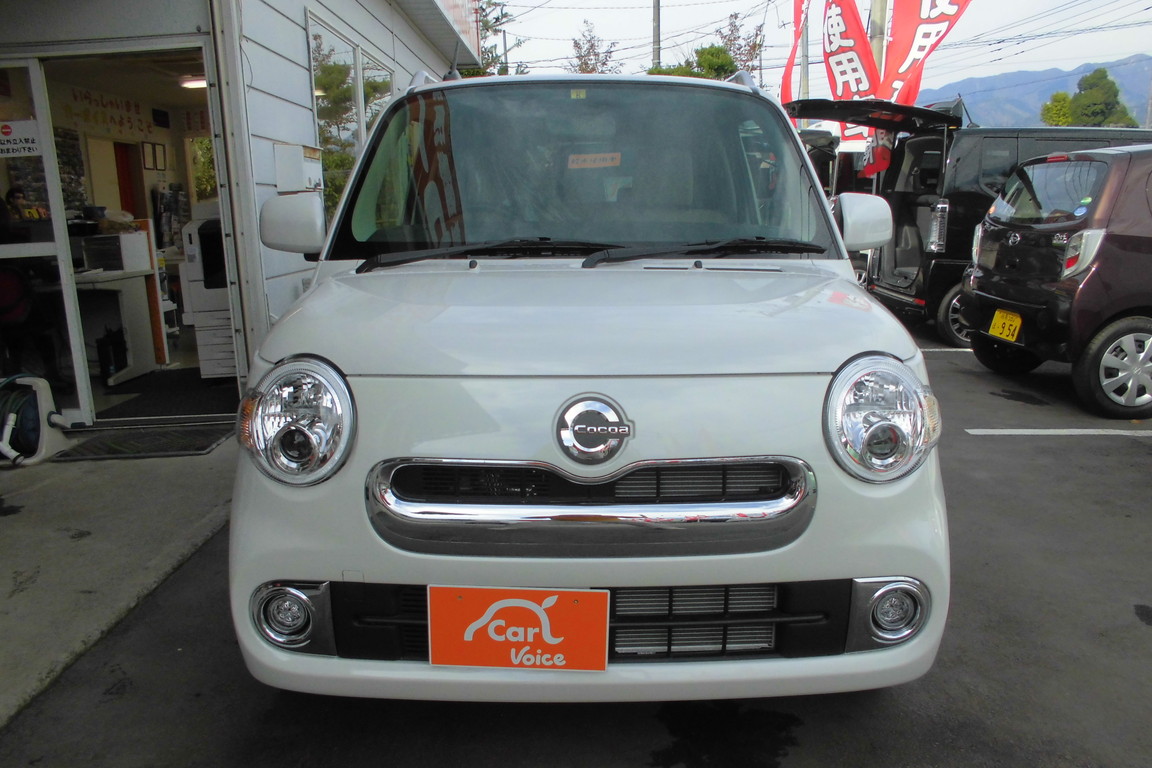 ダイハツ ミラココア プラスx 格安中古車販売店 中古車買うなら自信をもってオススメします カーボイス株式会社